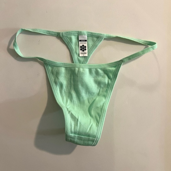 American Apparel Mint Green Thongs - set of 12! - Picture 5 of 5